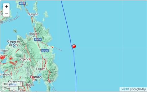 5 1 Magnitude Aftershock Of December 2023 Quake Hits Off Surigao Del