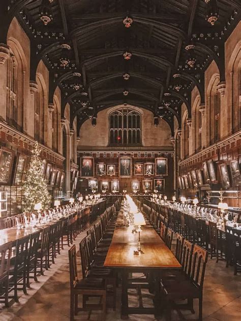 Inside Christ Church Dining Hall aka the Harry Potter Dining Hall