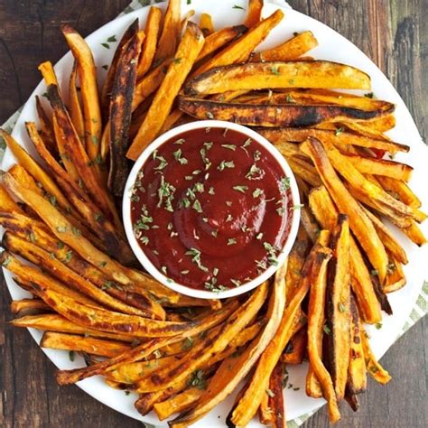 Healthy Baked Sweet Potato Fries - 2Teaspoons