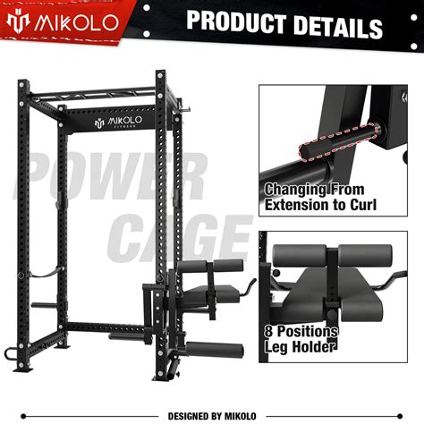 3×3 Series Leg Curl And Extension Rack Attachment