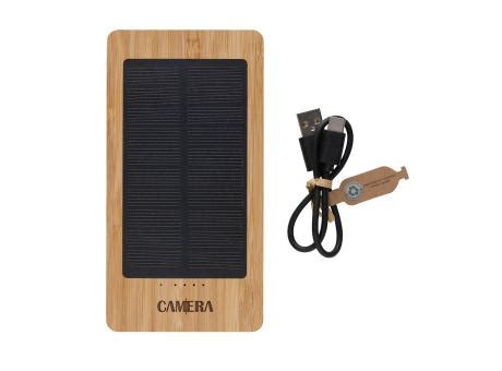 Sunwick Mah Bambus Solar Powerbank Werbeartikel Presit De