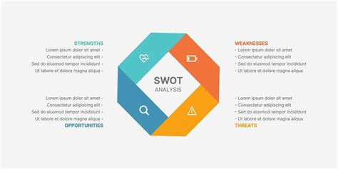 SWOT Analysis, Four Options Steps, Infographic Template Design 26502529 ...