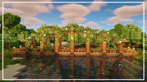 Minecraft AESTHETIC COTTAGECORE BRIDGE Como Construir Un PUENTE