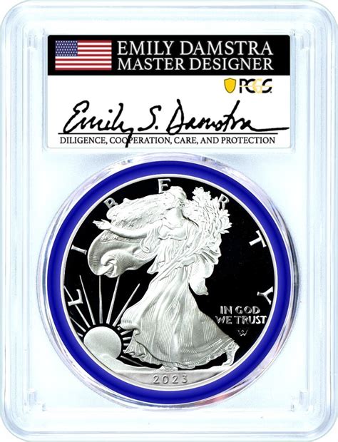 2023 W 1 1 Oz Proof Silver Eagle Duo PCGS PR70 NGC PF70 First Day Of