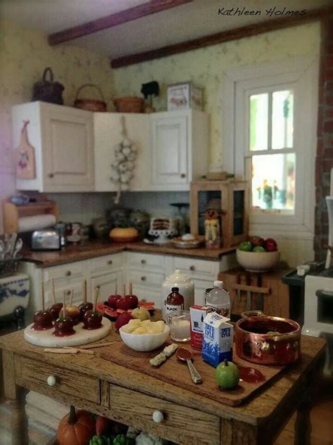 Miniature kitchen, Dollhouse miniatures kitchen, Dolls house interiors