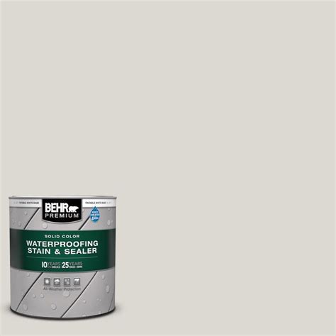 Behr Premium Qt C Silver Drop Solid Color Waterproofing