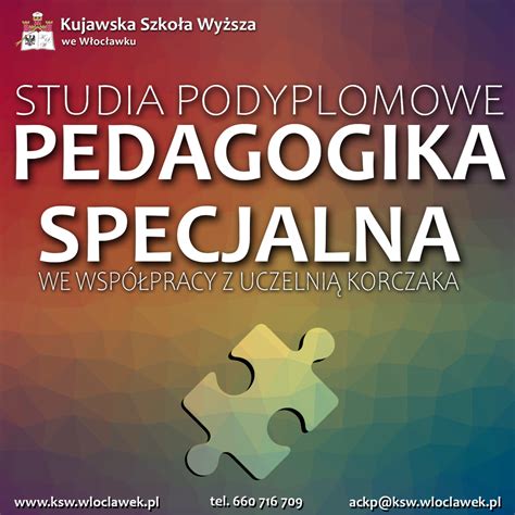 Nab R Na Studia Podyplomowe Z Zakresu Pedagogiki Specjalnej Kujawska