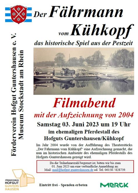 Filmvorf Hrung Der F Hrmann Vom K Hkopf F Rderverein Hofgut