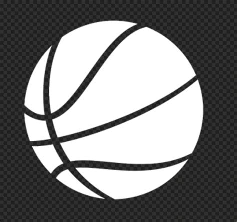 Basketball Ball White Icon Free Png Citypng