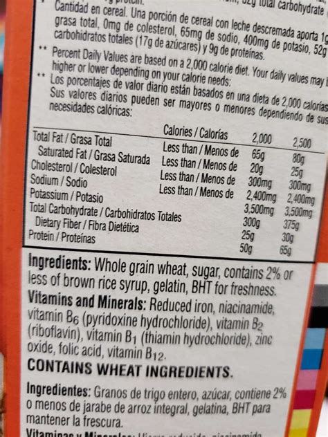 Mini Shredded Wheat Nutrition Facts - Nutrition Ftempo