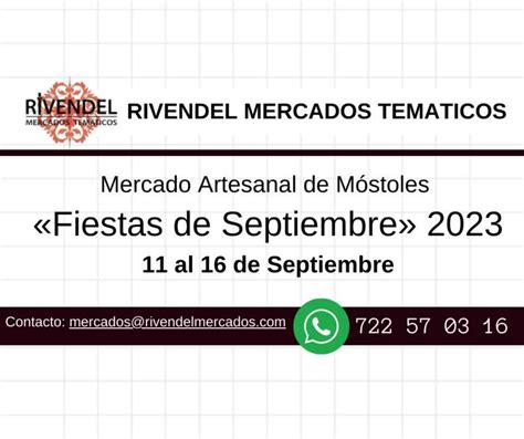 Mercado Artesanal de Móstoles Fiestas de Septiembre 2023