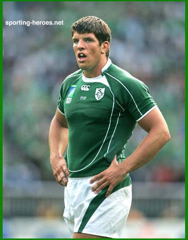 Donncha O Callaghan 2007 World Cup Ireland