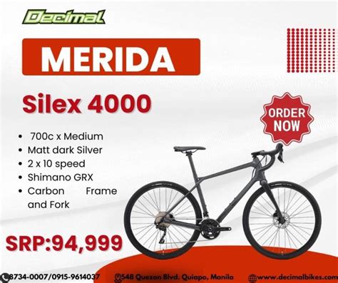 Merida Unit Silex Matt Dark Silver Lazada Ph