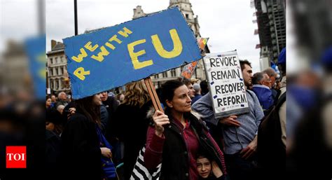 Thousands Demand Second Referendum At Anti Brexit March In London