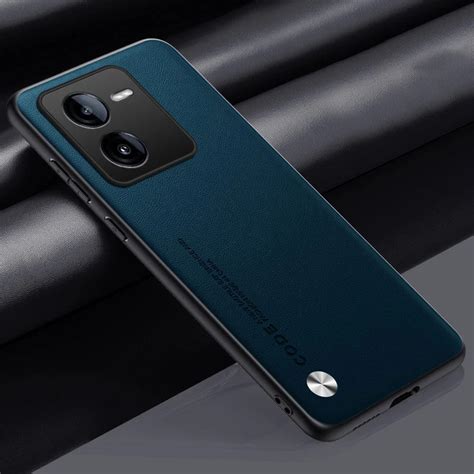 For Vivo IQOO Z9 2024 5G Case Leather Camera Shockproof Cover On QooZ9