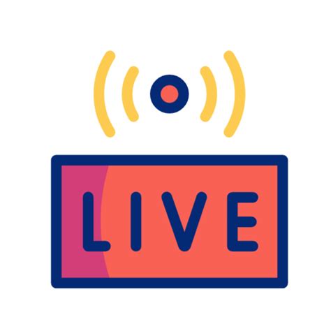 Live streaming Animated Icon | Free technology Animated Icon