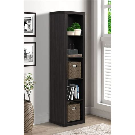 Better Homes And Gardens 5 Cube Storage Organizer Tobacco Oak Finish