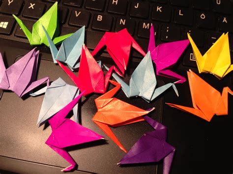 Das Jahr Des Kranichs Teil Kraniche Und Mehr Kefro Origami