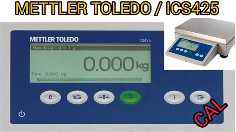 Ajuste Balanza Mettler Toledo Modelo Ics Cambio De Unidad Weight