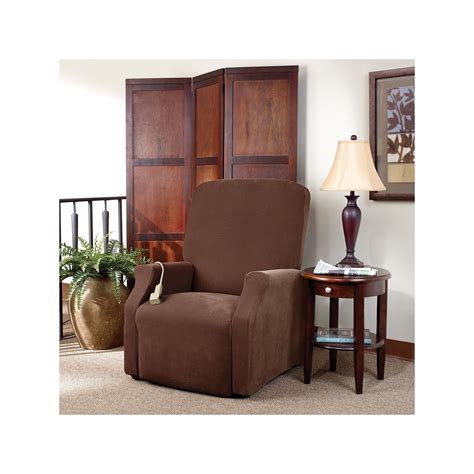 Sure Fit Stretch Pique Medium Lift Recliner Slipcover Recliner