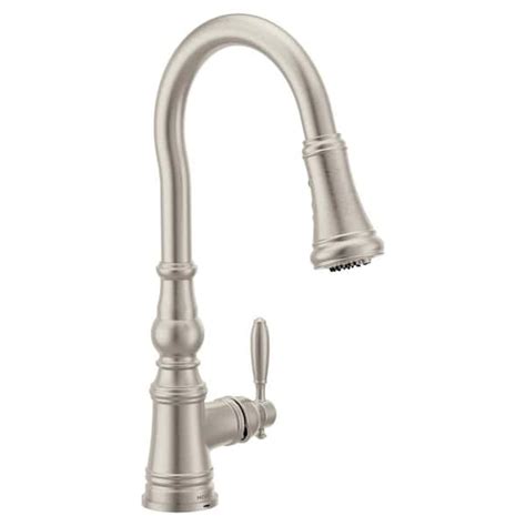 Moen Weymouth Single Handle Pull Down Sprayer Kitchen Faucet With