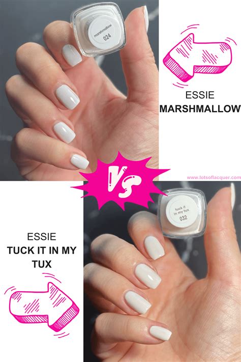 Essie Marshmallow Comparisons Lots Of Lacquer