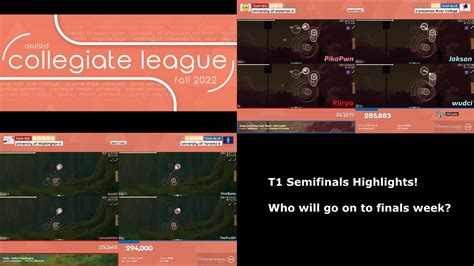 Osu Collegiate League Fall T Sf Match Highlights Youtube