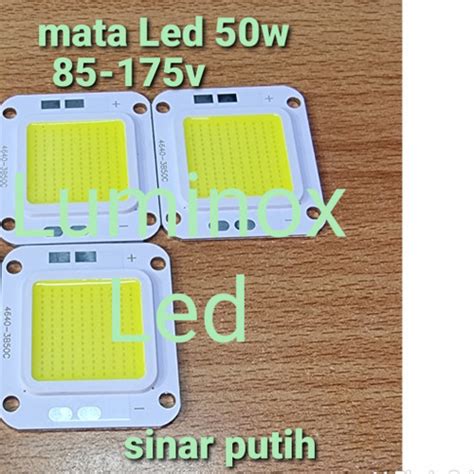 Jual Mata Led Pju Cobra 50w 50 Watt Chip Led COB Sorot 50watt Jakarta