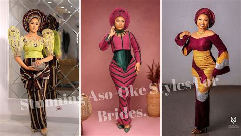 Exclusive And Stunning Aso Oke Styles For Brides Ladeey