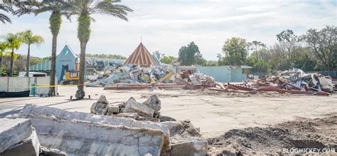 PHOTOS: Fantasia Gardens Event Pavilion Completely Leveled for New Swan ...