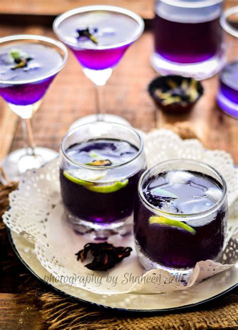 Butterfly Pea Flower Tea Lemonade Best Party Welcome Drink Recipe