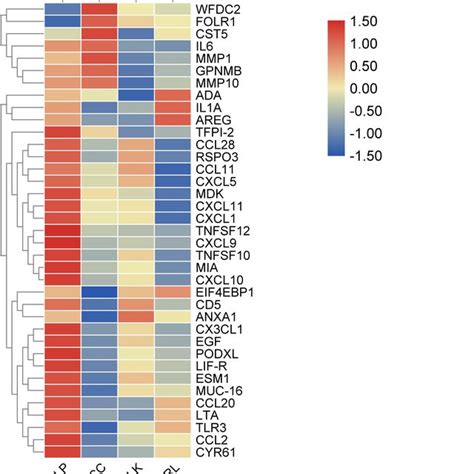 Heat Map And Hierarchical Clustering Of Proteins With Significantly Download Scientific