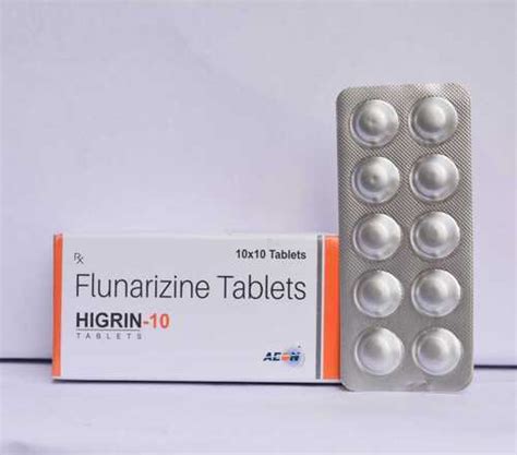 Flunarizine 10 Tablets at Best Price in Ambala, Haryana | Aeon Remedies