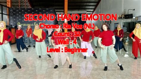 Second Hand Emotion Linedance Youtube