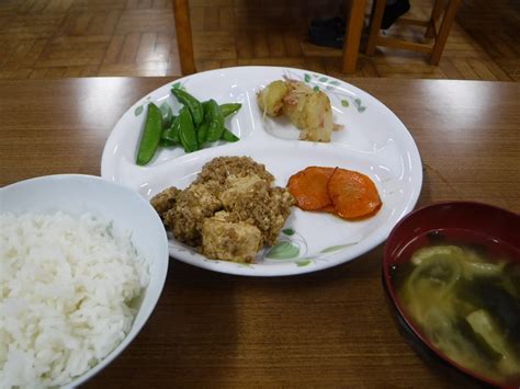 5月21日 夕食 山のふるさと合宿 かじかの里学園