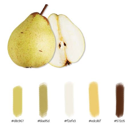 Pear Color Palette Website Color Schemes Pear Website Color