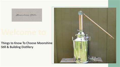 Things To Know To Choose Moonshine Still Building Distillery By