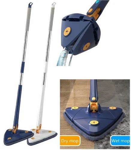 Microfiber 360 Rotating Triangle Mop At Rs 230 In Surat ID 2851221092562