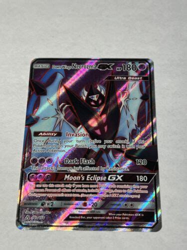 Pokémon TCG Dawn Wings Necrozma GX Ultra Prism 143 156 Holo Ultra Rare