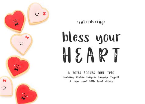 Bless Your Heart (Font) by BeckMcCormick · Creative Fabrica