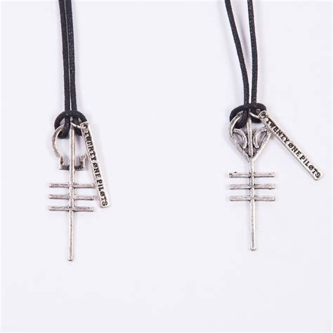 Symbol Necklace Official Twenty One Pilots Store Twenty One Pilots Symbol Twenty One Pilots