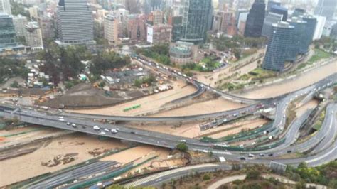 Desborde del Río Mapocho deja a Santiago bajo el agua VeoVerde