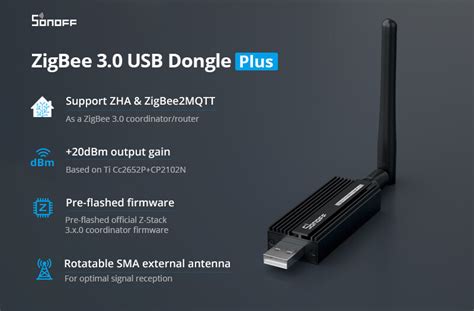 Sonoff Zigbee Usb Dongle Plus Usb Stick