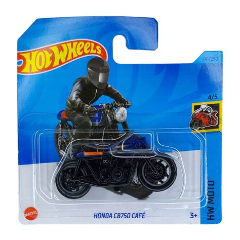 Игрушечный мотоцикл Hot Wheels Honda Cb 750 Cafе купить по цене 349 ₽ в