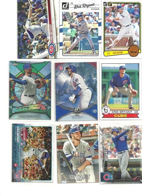 Kris Bryant Baseball Cards Lot Of Cards Antique Price Guide