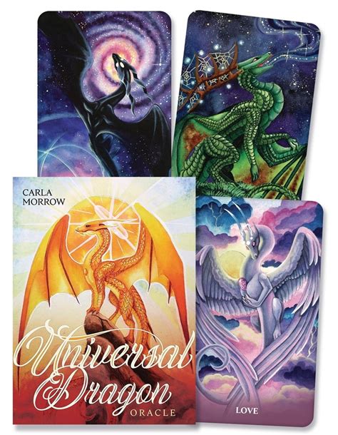 Universal Dragon Oracle Cards And Book Set Tarot Card Deck Fantasy Art