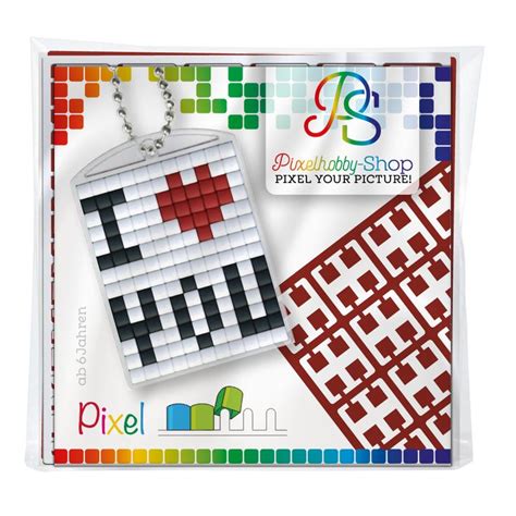 Pixelhobby Medaillon Set I Love You Pony Bead Patterns Perler