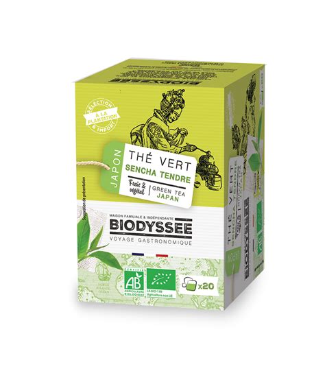 Thé vert Sencha du Japon bio sachets individuels