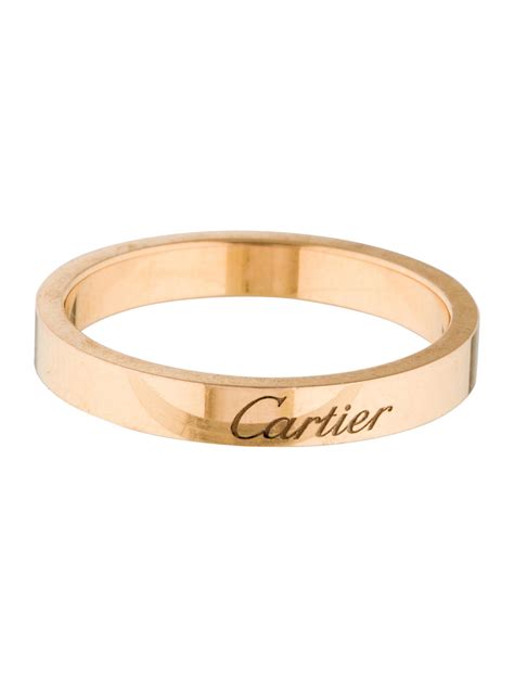 Lyst - Cartier Engraved Wedding Band Rose in Metallic