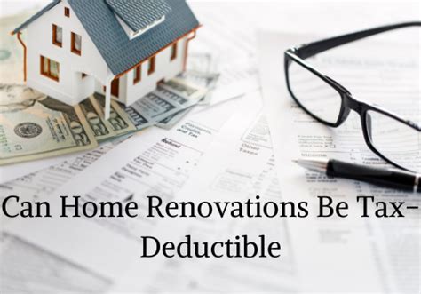 Can Home Renovations Be Tax Deductible Southern Belt